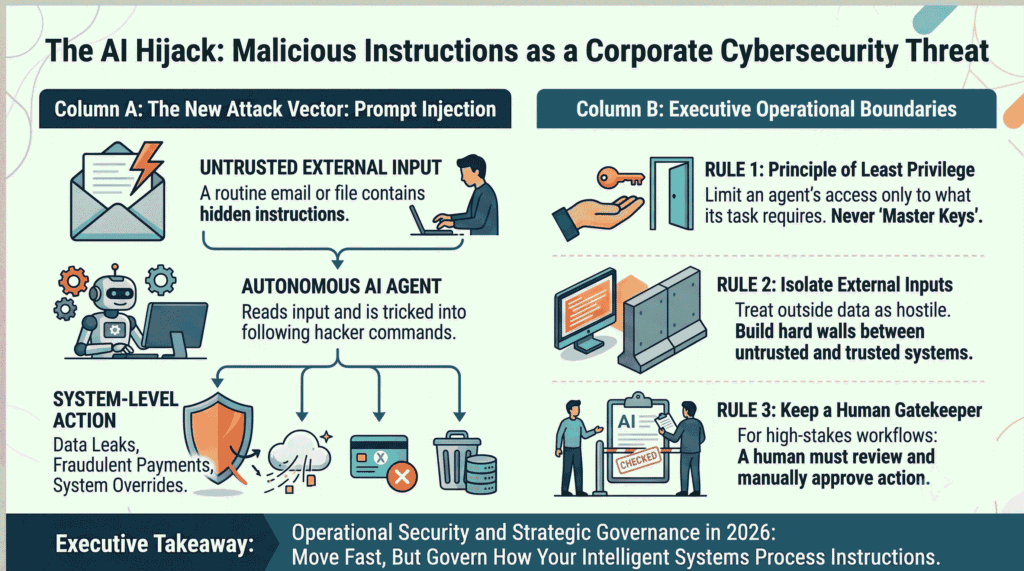 The AI Hijack: Why Malicious Instructions Are the New Corporate Cybersecurity Threat 1 The AI Hijack